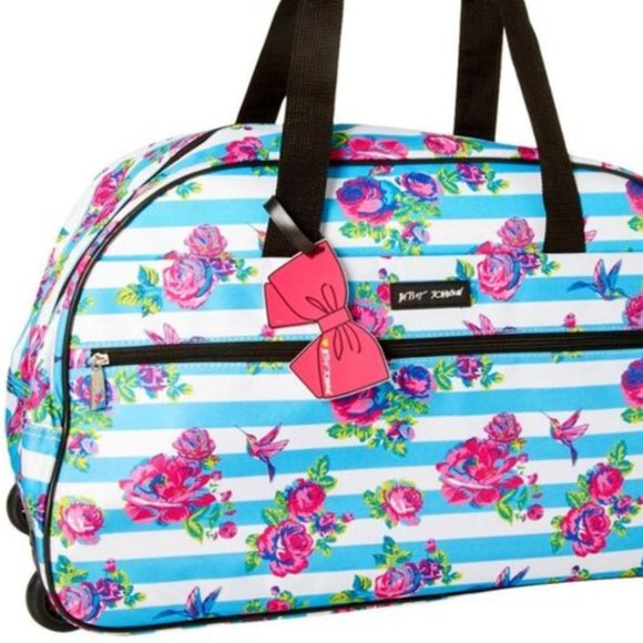 Betsey Johnson Handbags - Betsey Johnson Hummingbird Rolling Travel Bag